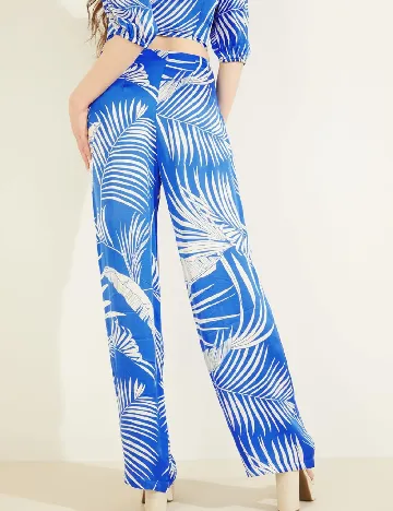 Pantaloni Guess, albastru