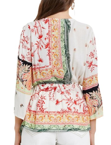 Bluza Desigual, mix culori