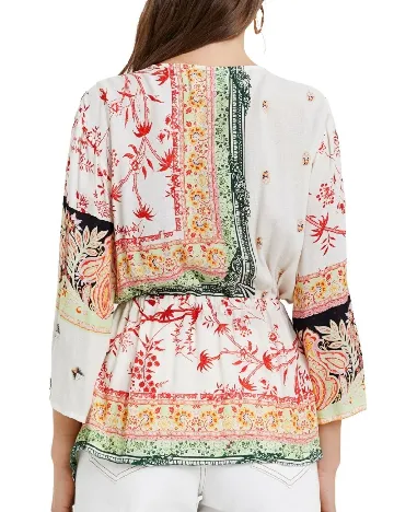 Bluza Desigual, mix culori