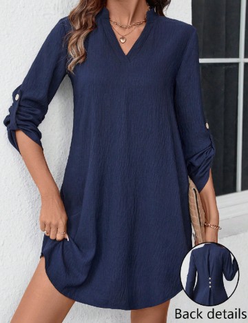 Rochie scurta SHEIN, bleumarin