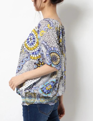 Bluza Desigual, mix culori