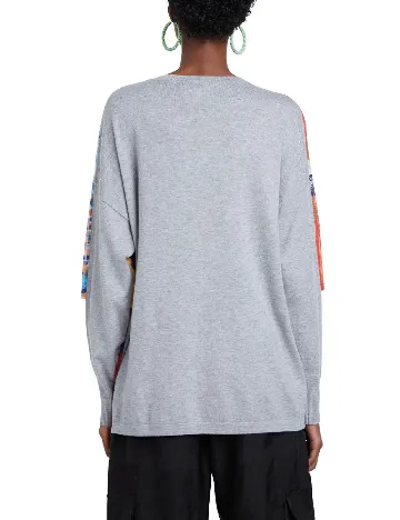 Bluza Desigual, mix culori