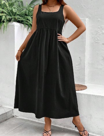 Rochie lunga SHEIN CURVE, negru