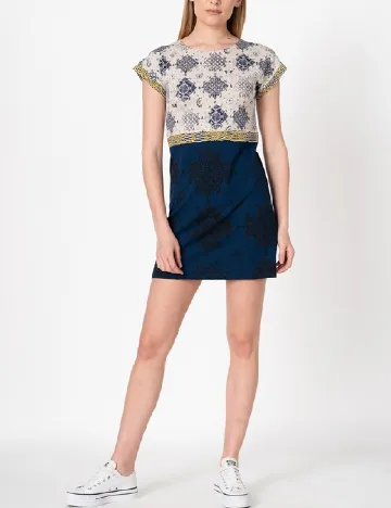 Rochie scurta Desigual, mix culori