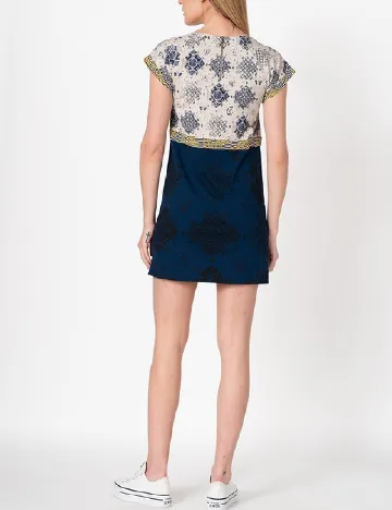 Rochie scurta Desigual, mix culori