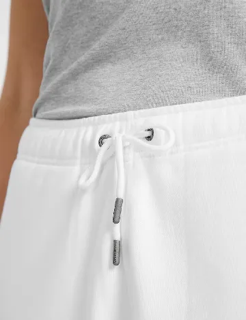 Pantaloni Guess, alb