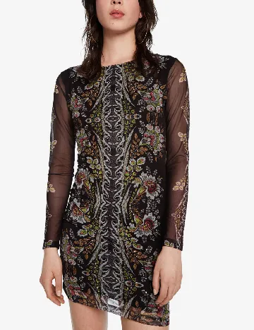 Rochie scurta Desigual, negru