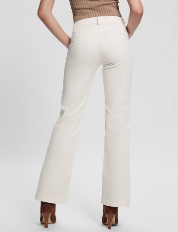 Pantaloni Guess, alb