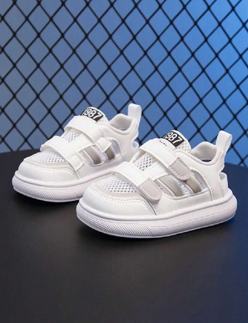 Adidasi Shein Kids, alb