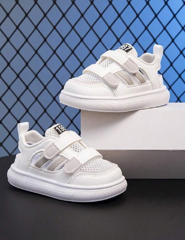 Adidasi Shein Kids, alb