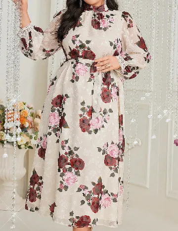 Rochie lunga SHEIN CURVE, mix culori