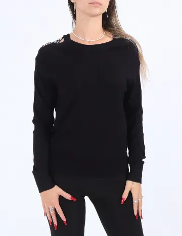 Bluza Guess, negru Negru