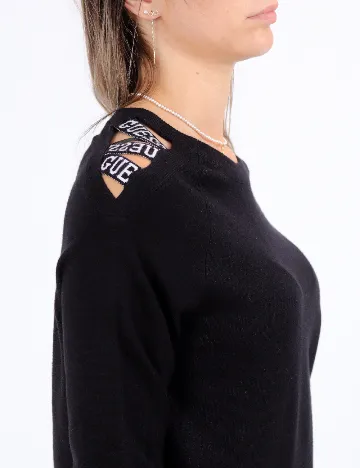 Bluza Guess, negru Negru