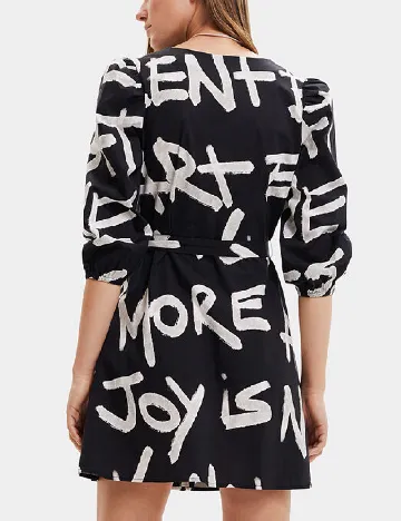 Rochie scurta Desigual, negru