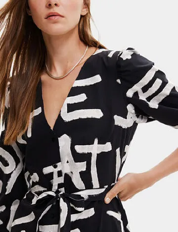 Rochie scurta Desigual, negru