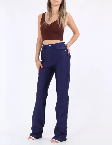 Pantaloni Guess, albastru