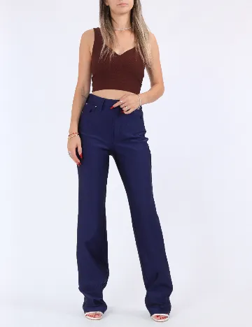 Pantaloni Guess, albastru