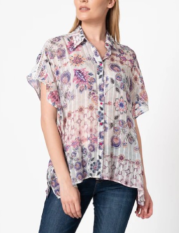Camasa Desigual, mix culori