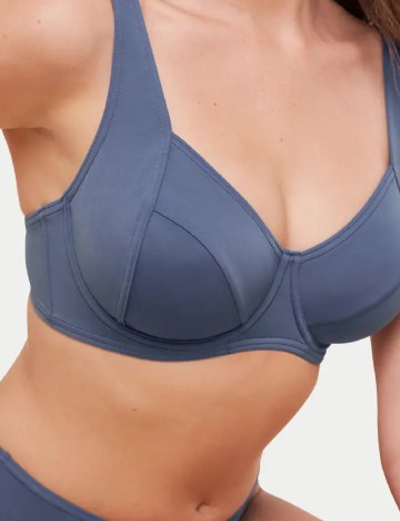 Sutien de baie Triumph, albastru