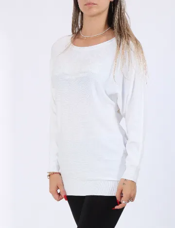 Bluza Guess, alb Alb