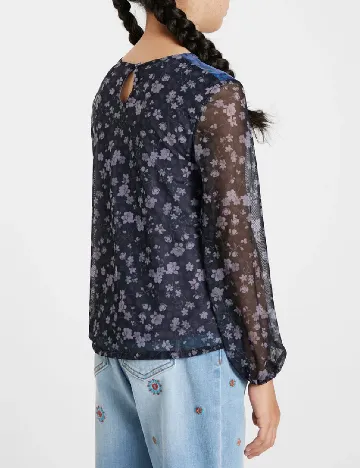 Bluza Desigual, albastru