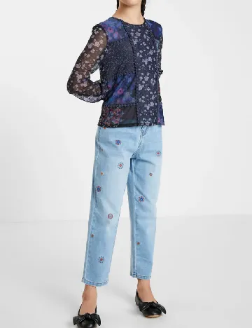 Bluza Desigual, albastru