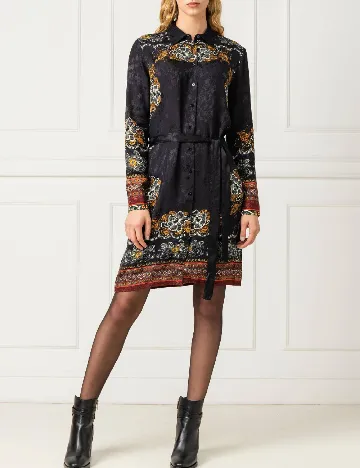 Rochie scurta Desigual, negru