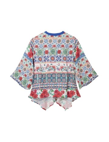 Bluza Desigual, mix culori