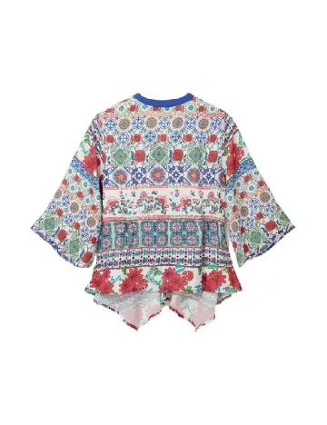 Bluza Desigual, mix culori