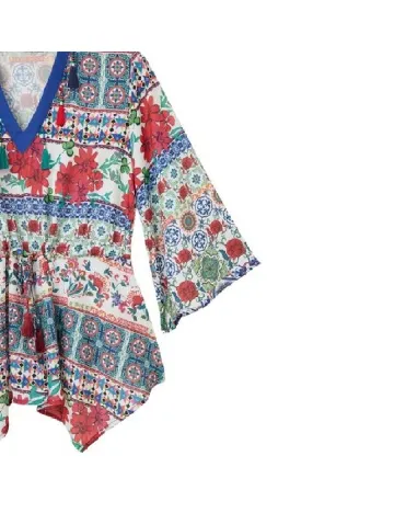 Bluza Desigual, mix culori