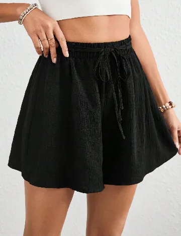 Pantaloni scurti SHEIN, negru