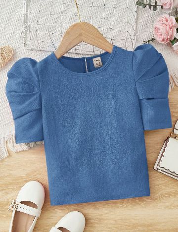 Bluza Shein Kids, albastru