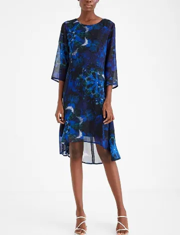 Rochie medie Desigual, albastru Albastru