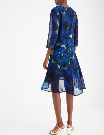 Rochie medie Desigual, albastru