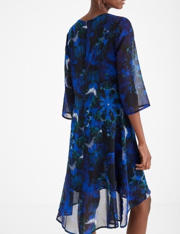 Rochie medie Desigual, albastru