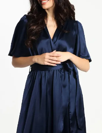Rochie lunga Guess, albastru Albastru