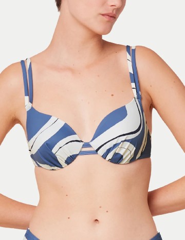 Sutien de baie Triumph, albastru