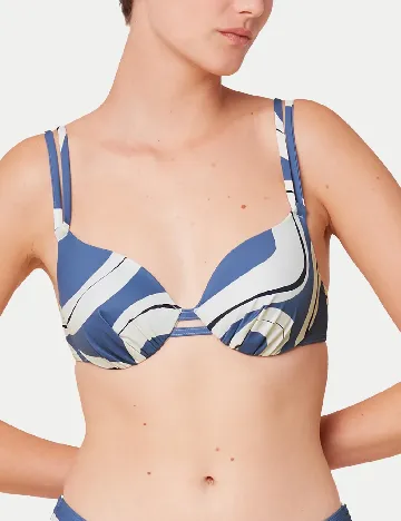 Sutien de baie Triumph, albastru