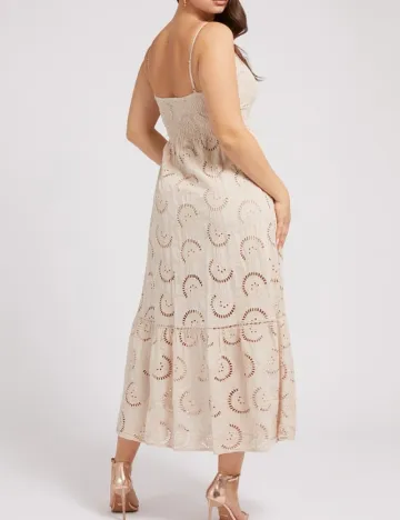 Rochie lunga Guess, crem