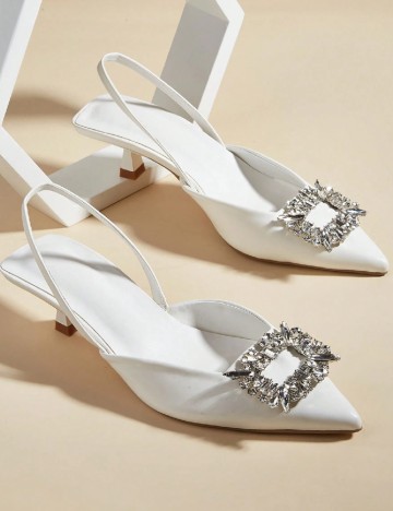 Pantofi SHEIN, alb
