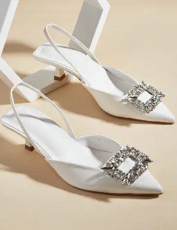 Pantofi SHEIN, alb Alb