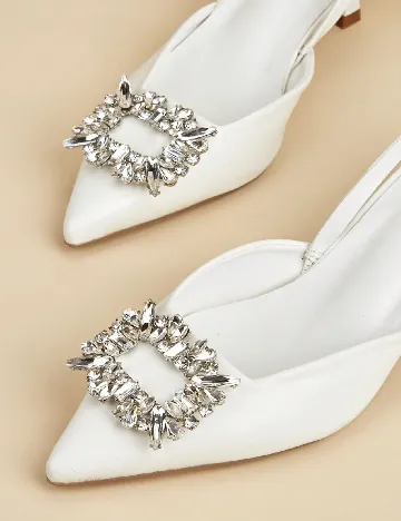Pantofi SHEIN, alb Alb