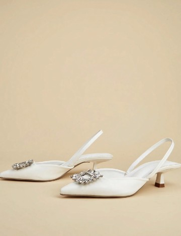 Pantofi SHEIN, alb