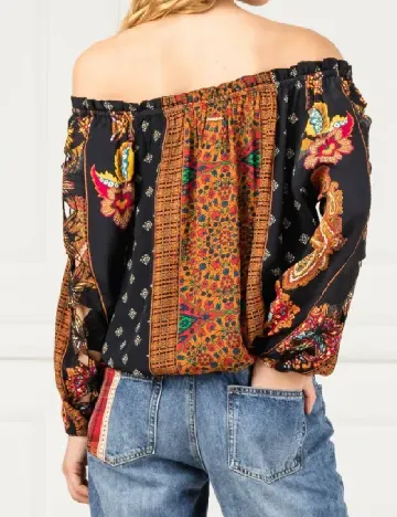 Bluza Desigual, mix culori