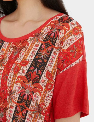 Tricou Desigual, rosu