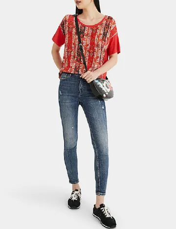 Tricou Desigual, rosu