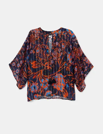 Bluza Desigual, mix culori
