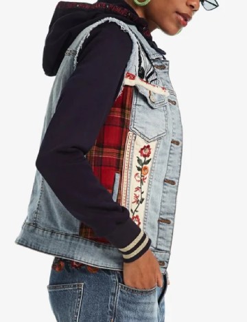Jacheta Desigual, albastru