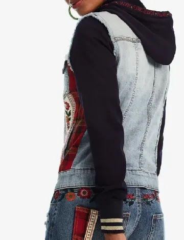 Jacheta Desigual, albastru Albastru