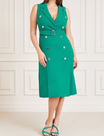 Rochie medie Marciano Guess, verde